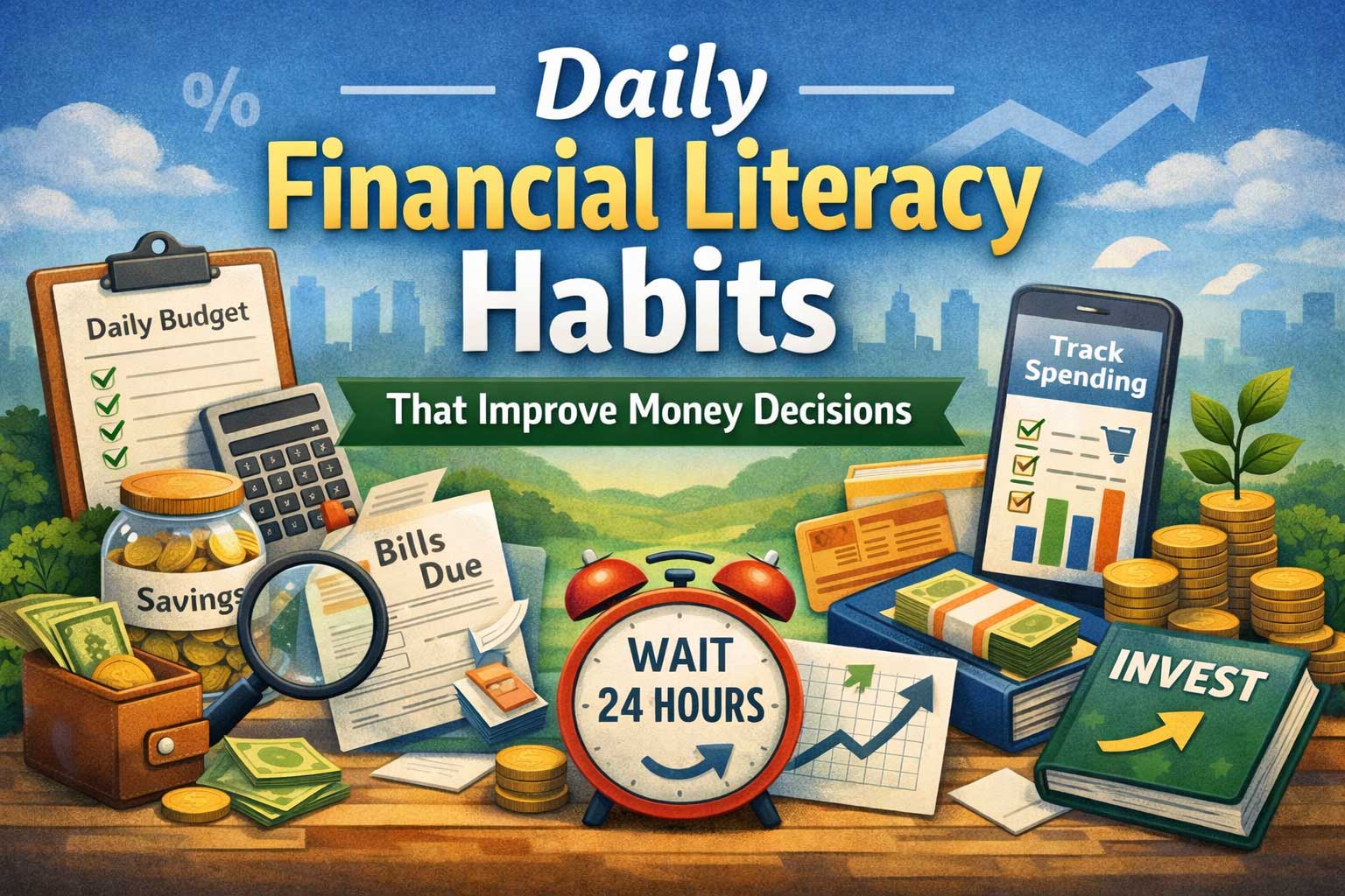 Daily Financial Literacy Habits That Improve Money Decisions (Step-by-Step)