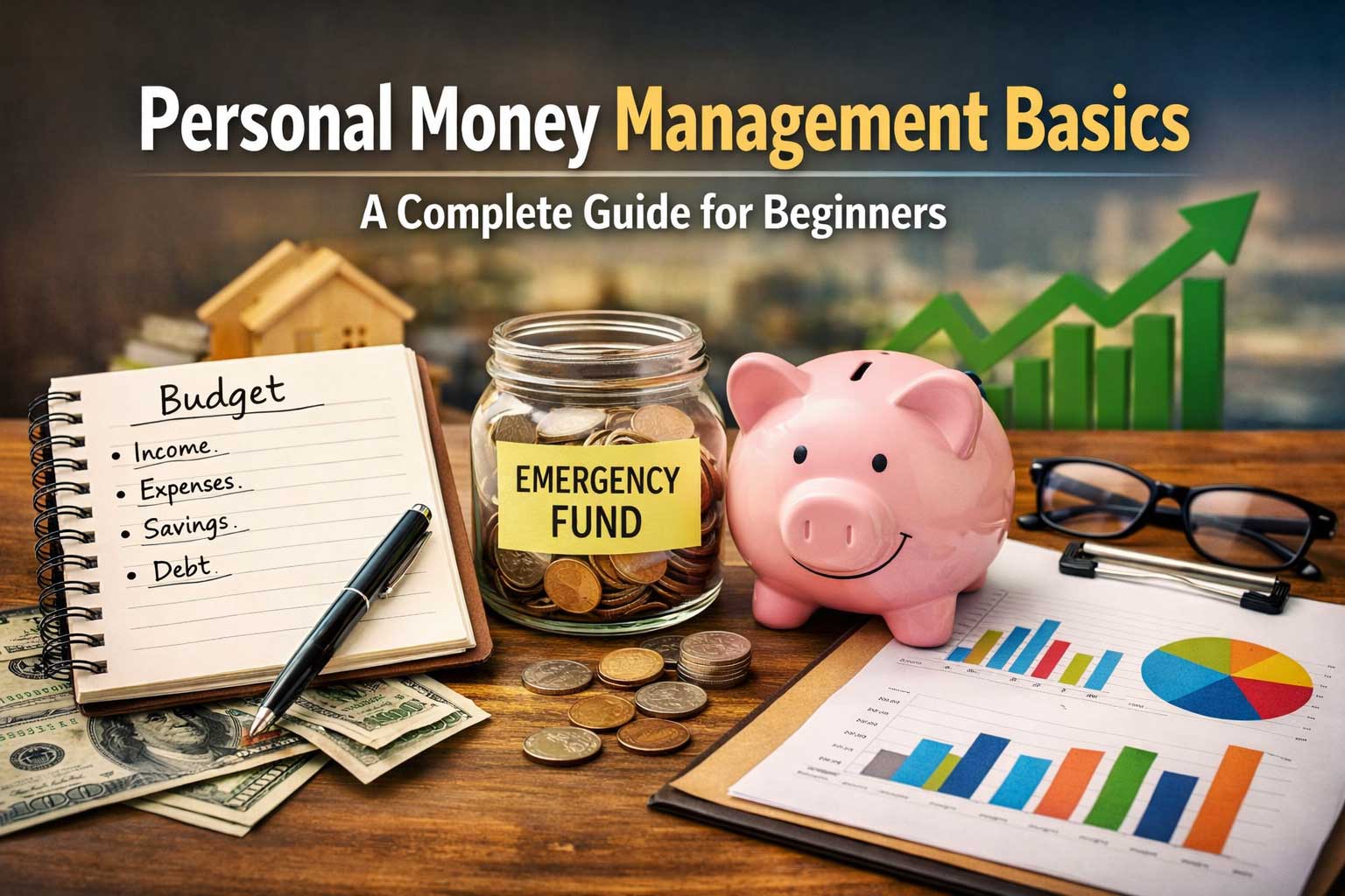 Personal Money Management Basics: The Complete Beginner’s Guide to Budgeting, Saving, and Building Wealth