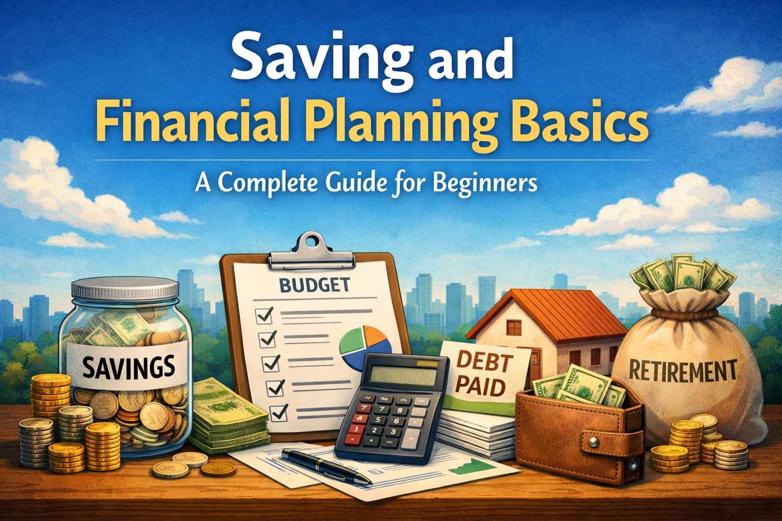 Saving and Financial Planning Basics: A Complete Beginner’s Guide to Building Wealth Step by Step
