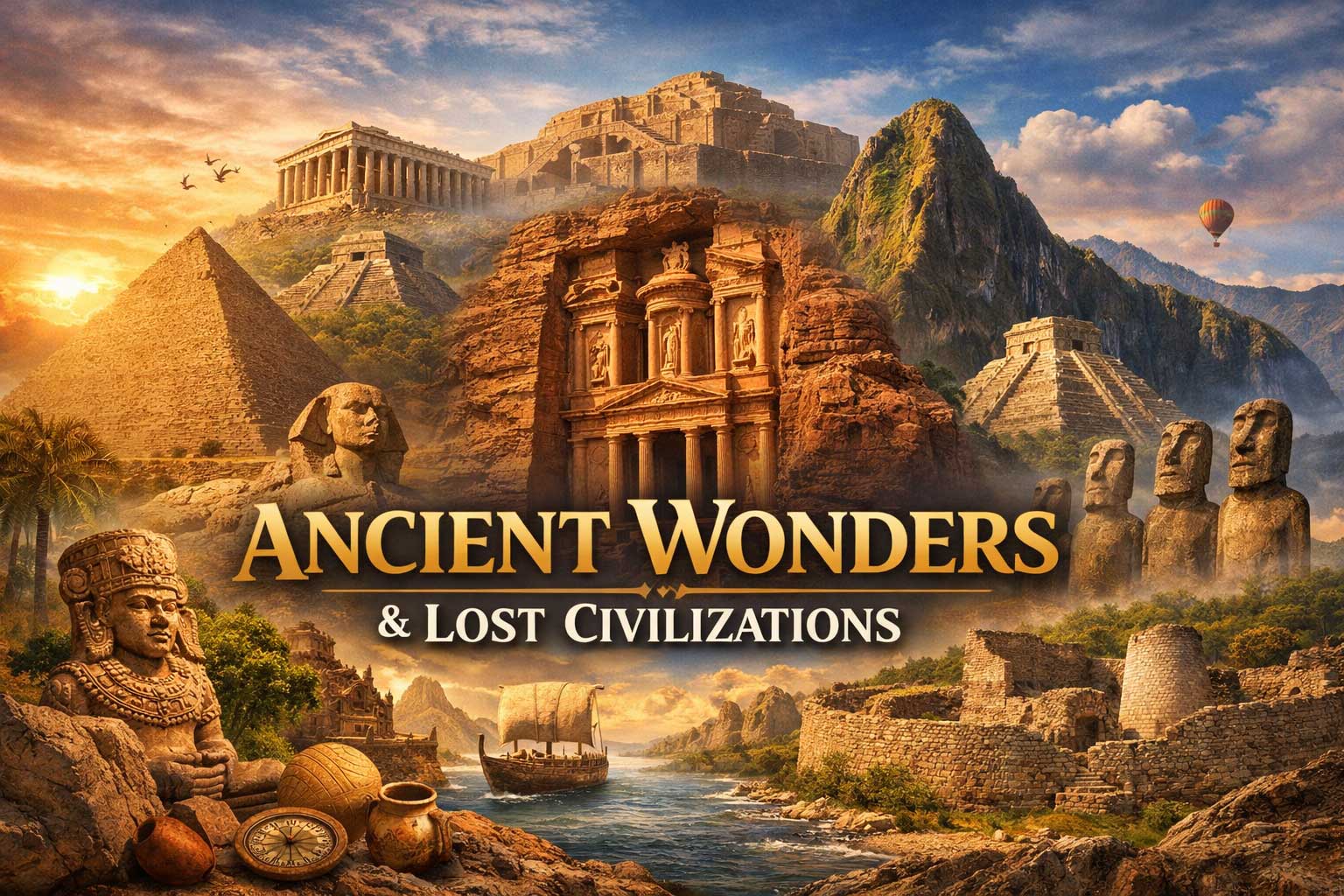 Ancient Wonders & Lost Civilizations: The Greatest Mysteries, Monuments, and Forgotten Empires