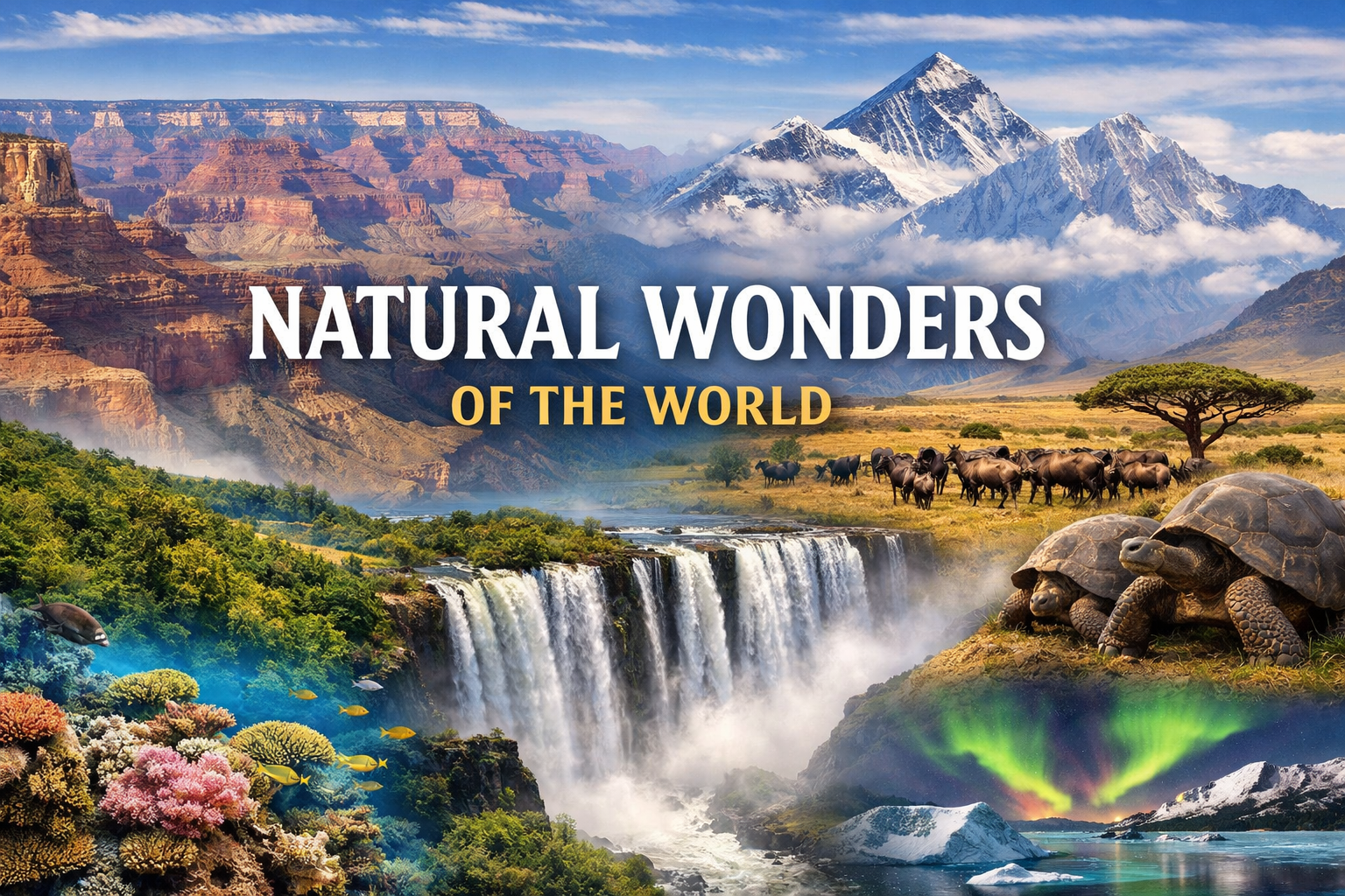 Natural Wonders of the World: The Ultimate Guide to Earth’s Most Spectacular Places